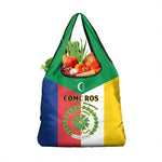 Comoros Coat Of Arms Flag Style Grocery Bag