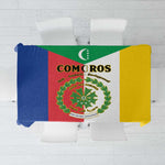Comoros Coat Of Arms Flag Style Tablecloth