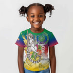 Comoros Kid T shirt Mongoose Lemur With Ylang Ylang