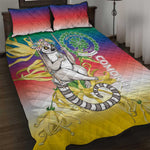 Comoros Quilt Bed Set Mongoose Lemur With Ylang Ylang