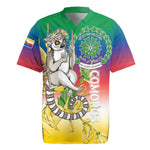 Comoros Rugby Jersey Mongoose Lemur With Ylang Ylang