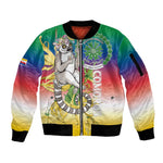 Comoros Sleeve Zip Bomber Jacket Mongoose Lemur With Ylang Ylang
