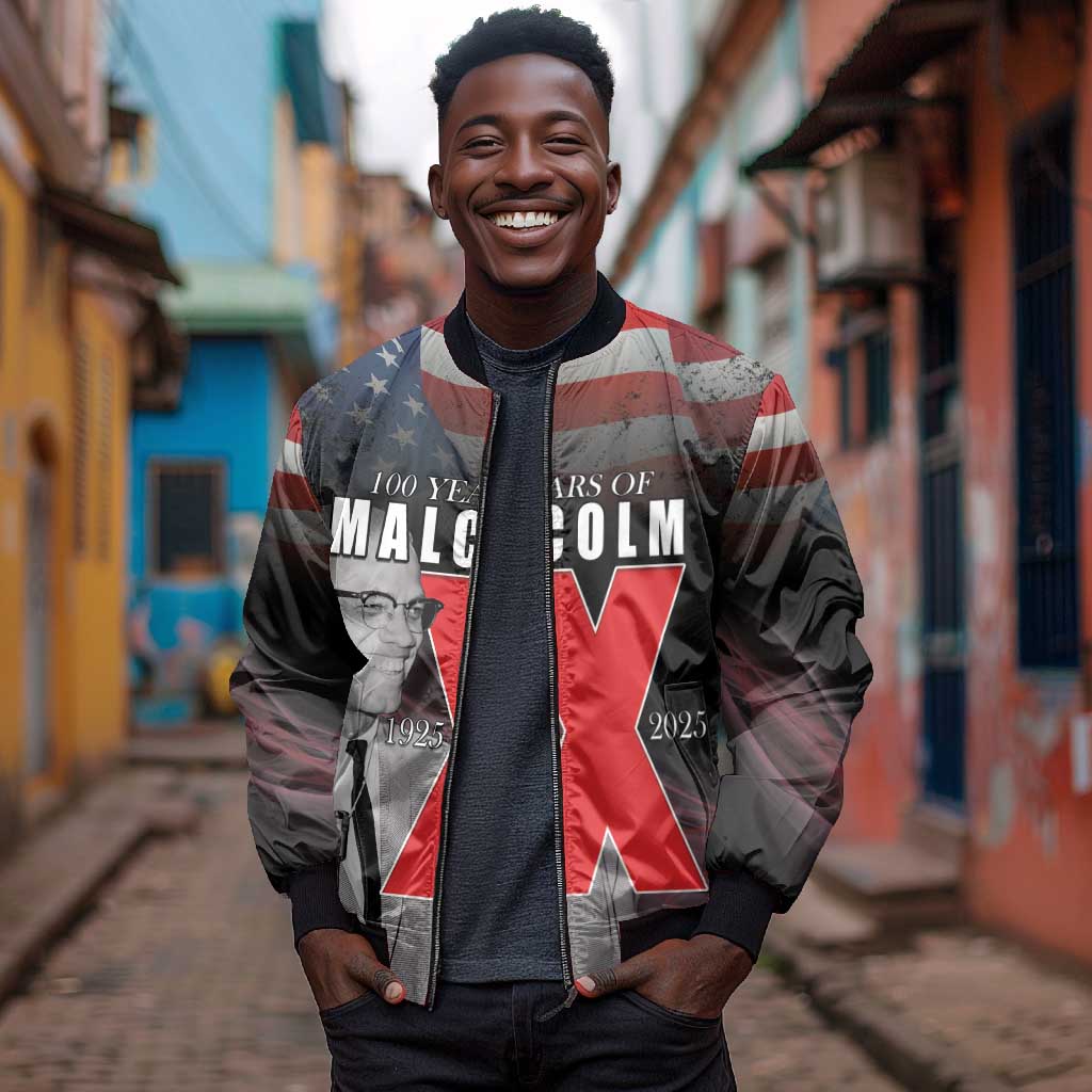 100 Years of Malcolm X Bomber Jacket His Legacy for Black