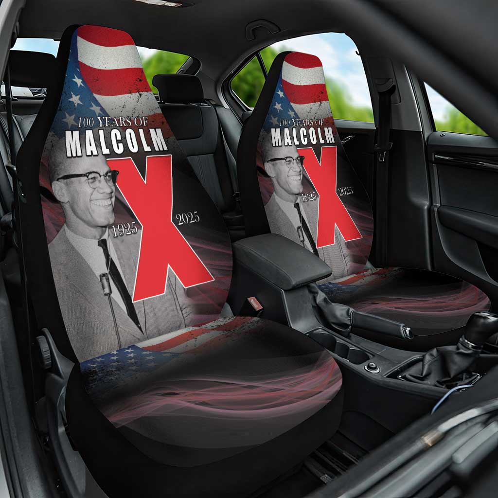 100 Years of Malcolm X Car Seat Cover His Legacy for Black