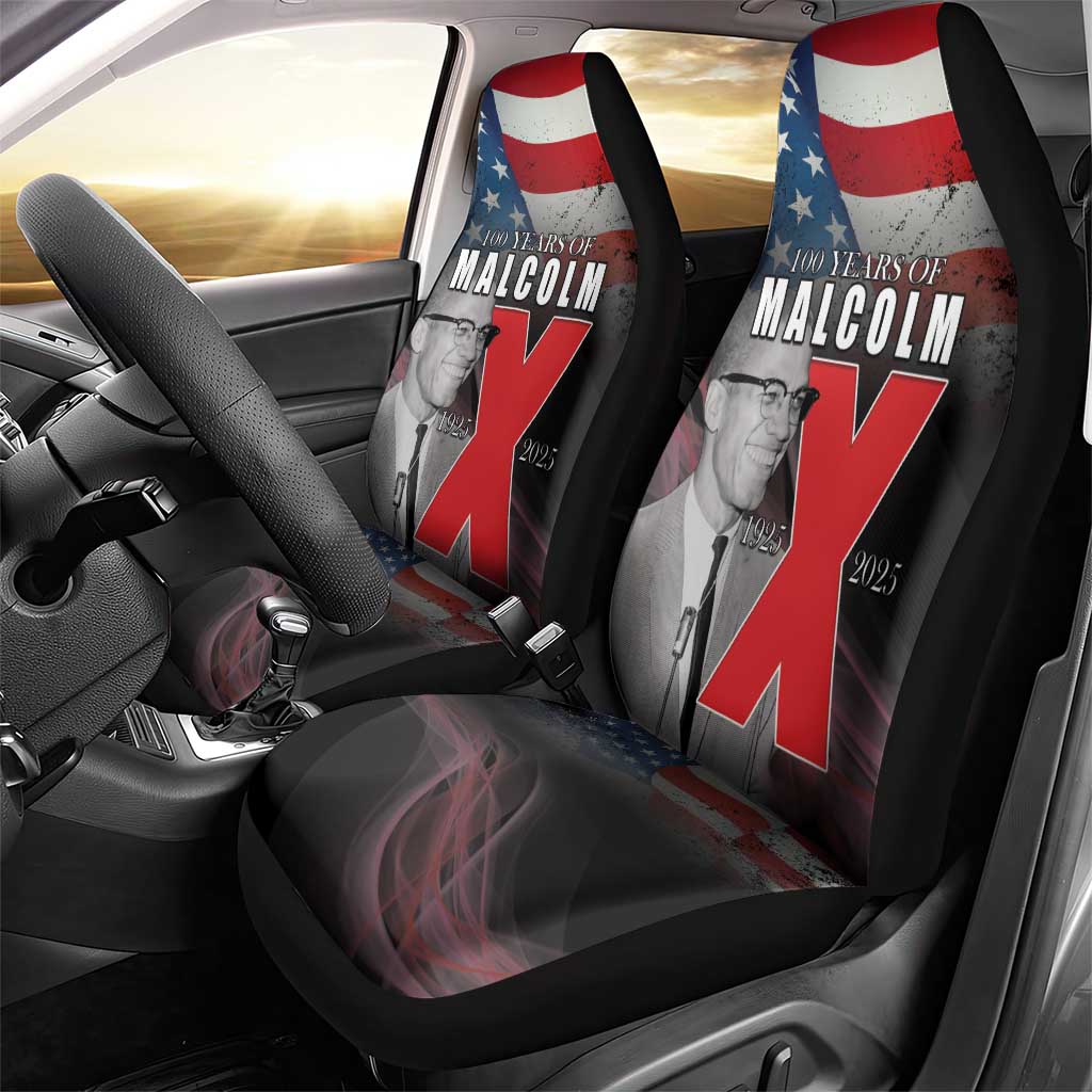 100 Years of Malcolm X Car Seat Cover His Legacy for Black