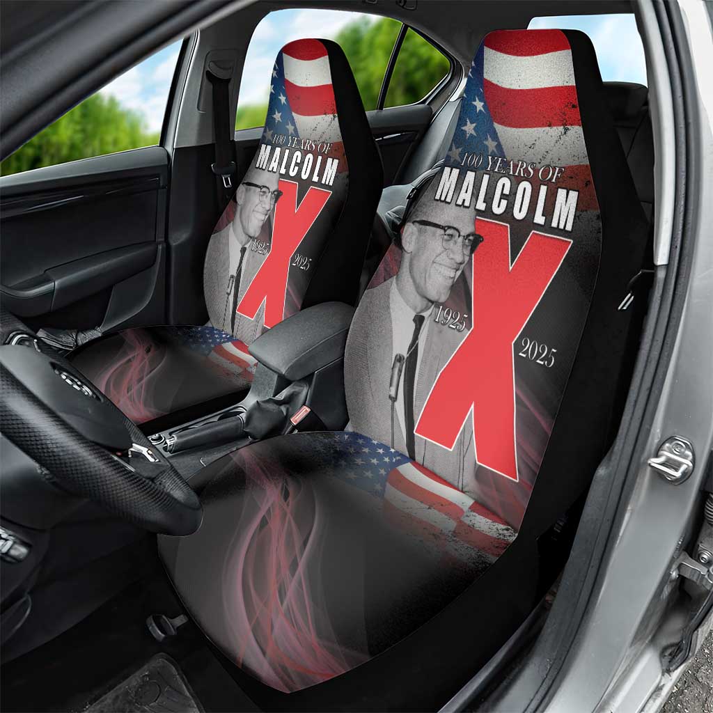 100 Years of Malcolm X Car Seat Cover His Legacy for Black