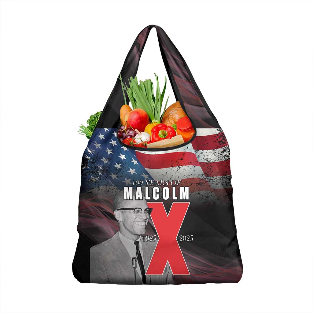 100 Years of Malcolm X Grocery Bag His Legacy for Black