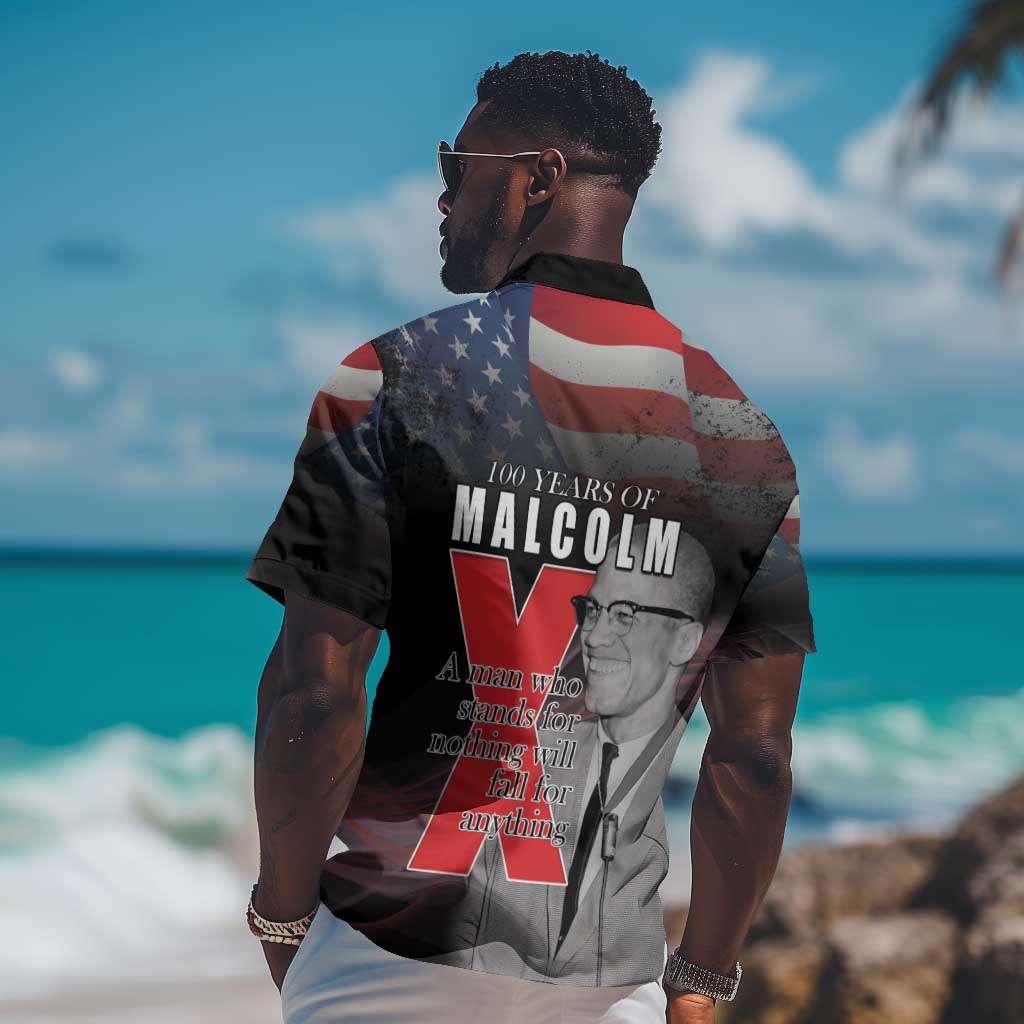 100 Years of Malcolm X Hawaiian Shirt His Legacy for Black