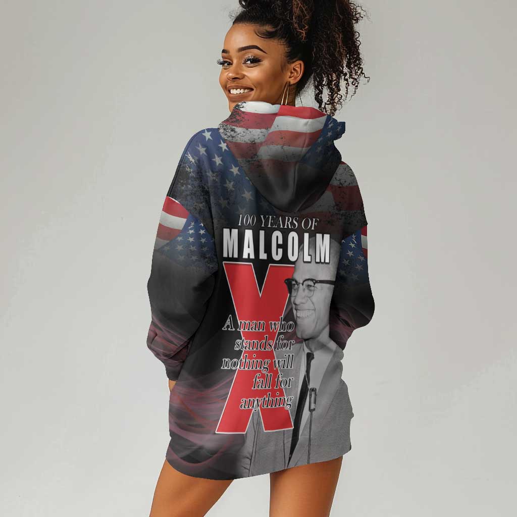 100 Years of Malcolm X Hoodie Dress His Legacy for Black