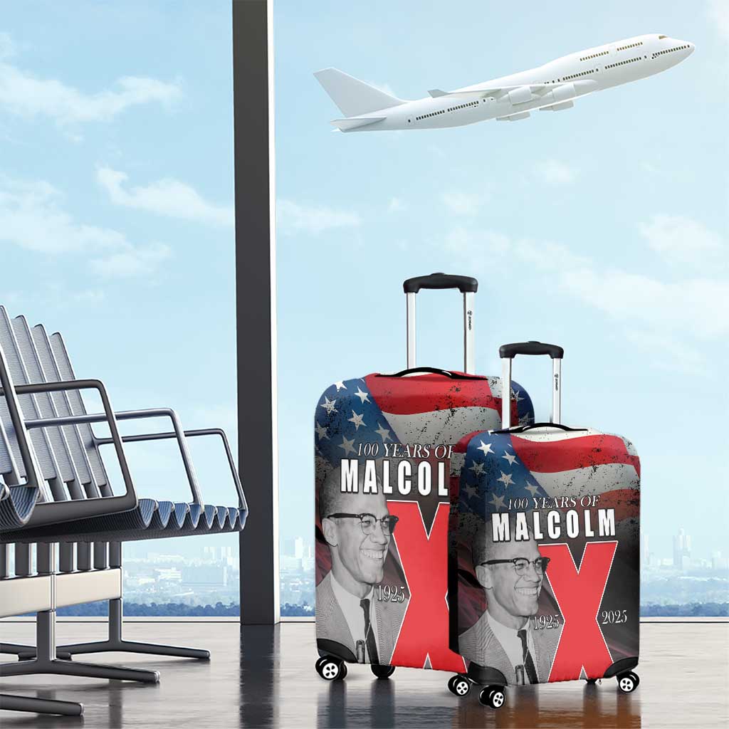 100 Years of Malcolm X Luggage Cover His Legacy for Black