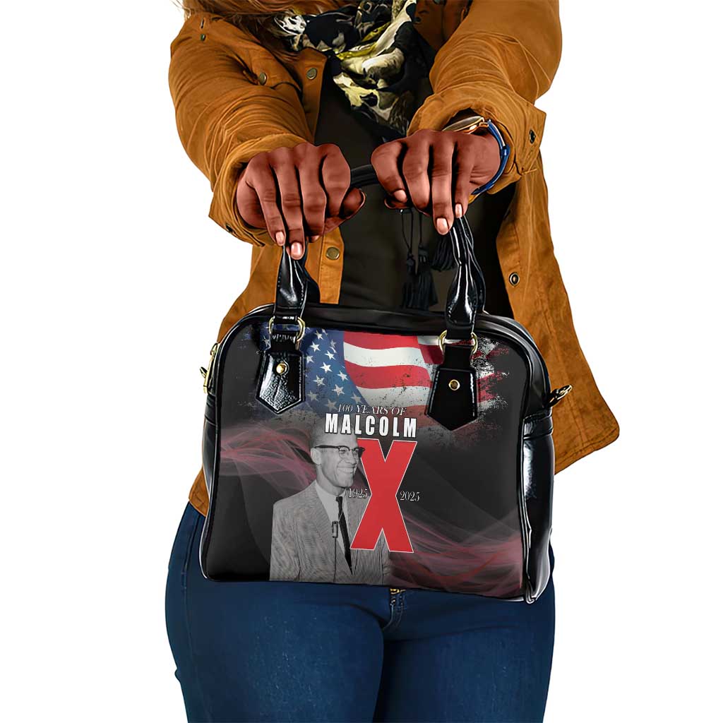100 Years of Malcolm X Shoulder Handbag His Legacy for Black