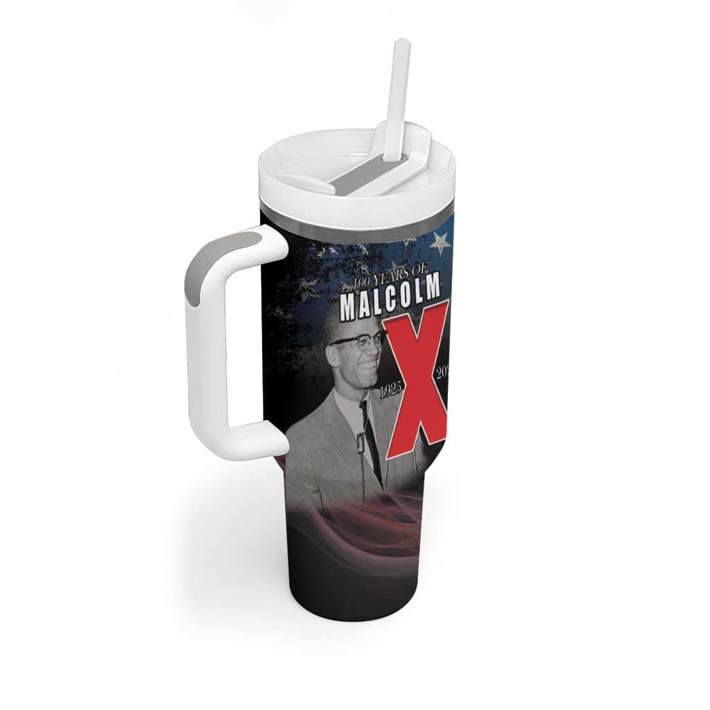 100 Years of Malcolm X Tumbler With Handle His Legacy for Black