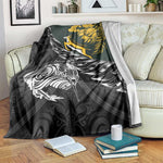 New Zealand vs South Africa Rugby Blanket Maori Kiwi With Springboks