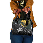 New Zealand vs South Africa Rugby Shoulder Handbag Maori Kiwi With Springboks