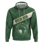 Personalized African Union Day Hoodie Emblem With Kente Pattern - African Pride
