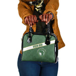 African Union Day Shoulder Handbag Emblem With Kente Pattern - African Pride