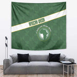 African Union Day Tapestry Emblem With Kente Pattern - African Pride