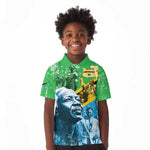 Tanzania Julius Nyerere Kid Polo Shirt One Nation - One People - African Pride