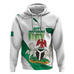 Nigeria Personalized Hoodie Happy Independence Day - African Pride