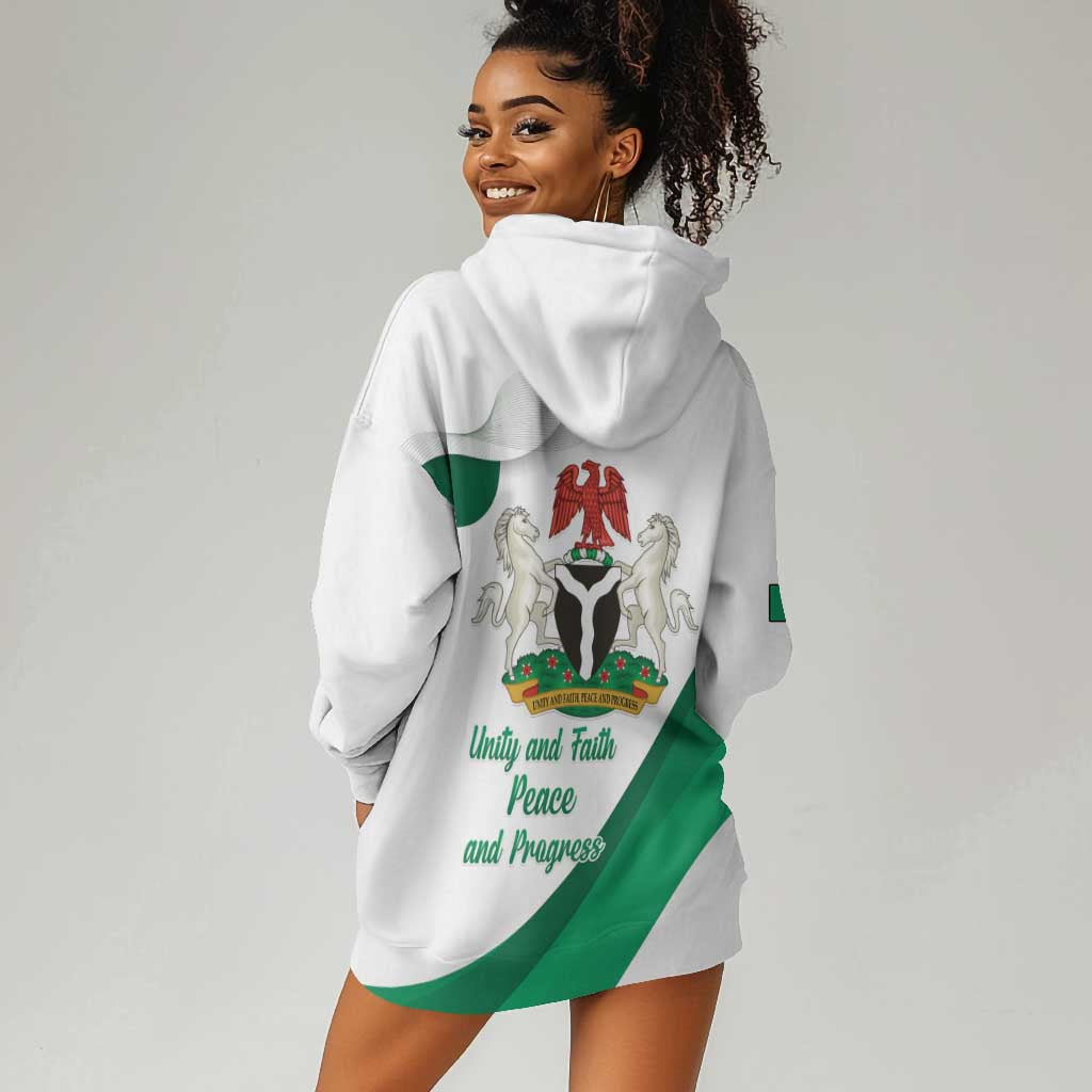 Nigeria Personalized Hoodie Dress Happy Independence Day - African Pride