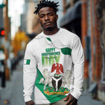 Nigeria Personalized Long Sleeve Shirt Happy Independence Day - African Pride