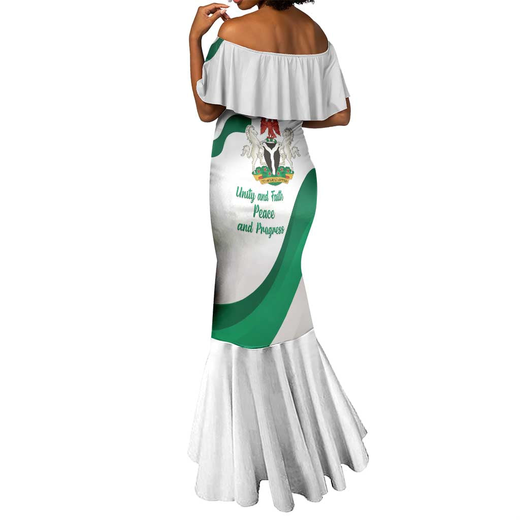 Nigeria Personalized Mermaid Dress Happy Independence Day - African Pride