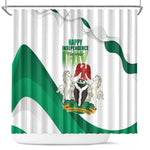 Nigeria Shower Curtain Happy Independence Day - African Pride