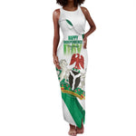 Nigeria Personalized Tank Maxi Dress Happy Independence Day - African Pride