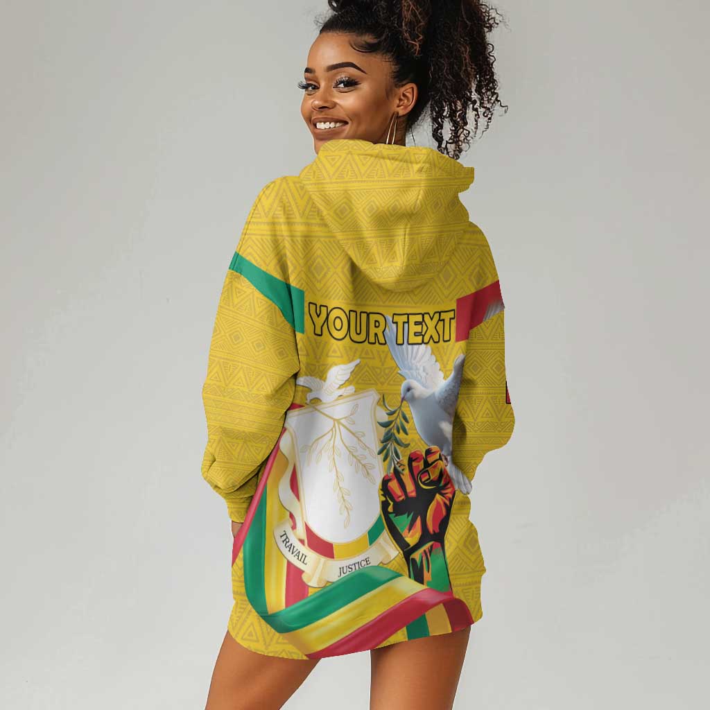 Guinea Personalized Hoodie Dress Happy Independence Day - African Pride