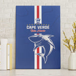 Cape Verde Football Canvas Wall Art Go Champions Tubaroes Azuis - African Pride