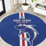 Cape Verde Football Round Carpet Go Champions Tubaroes Azuis - African Pride