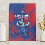 Cape Verde Football Canvas Wall Art Blue Sharks - Pride of the Islands - African Pride