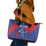 Cape Verde Football Leather Tote Bag Blue Sharks - Pride of the Islands - African Pride