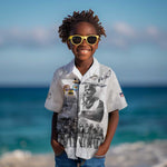 Legends of the Red Tails Kid Hawaiian Shirt Freedom Flyers Retro Style - African Pride