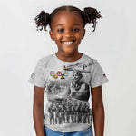 Legends of the Red Tails Kid T shirt Freedom Flyers Retro Style - African Pride