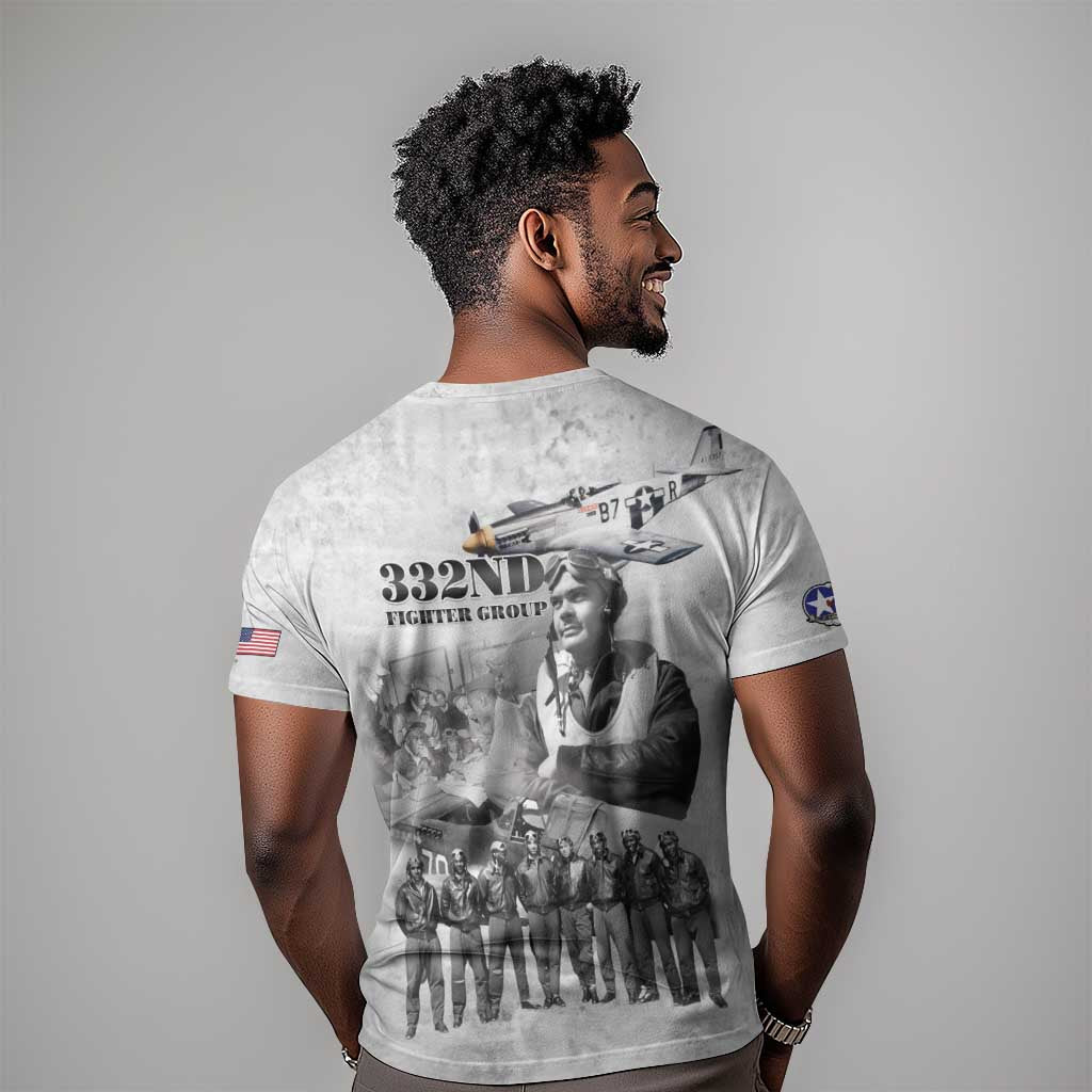 Legends of the Red Tails T shirt Freedom Flyers Retro Style - African Pride