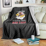301st Fighter Squadron WWII Blanket Red Tails Heritage - Black - African Pride