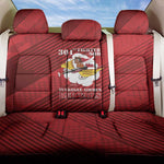 301st Fighter Squadron WWII Back Car Seat Cover Red Tails Heritage - Red - African Pride