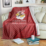 301st Fighter Squadron WWII Blanket Red Tails Heritage - Red - African Pride