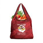 301st Fighter Squadron WWII Grocery Bag Red Tails Heritage - Red - African Pride