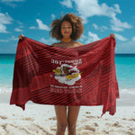 301st Fighter Squadron WWII Sarong Red Tails Heritage - Red - African Pride