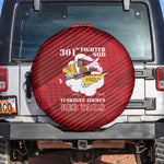 301st Fighter Squadron WWII Spare Tire Cover Red Tails Heritage - Red - African Pride
