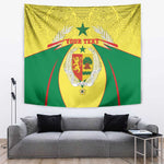 Personalised Afro Senegal Tapestry Coat Of Arms Mix African Pattern