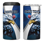 Custom Afro Namibia Cricket 4 in 1 Can Cooler Tumbler Go Eagles