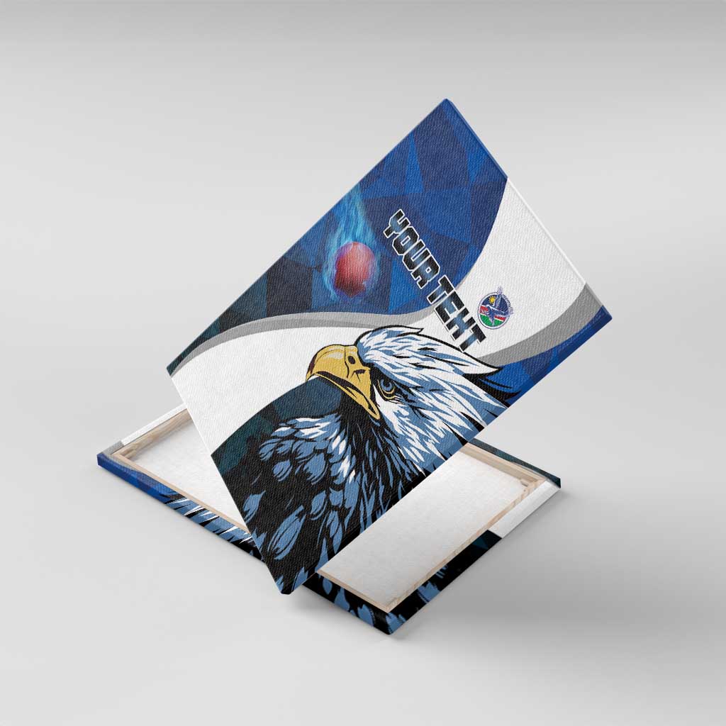 Custom Afro Namibia Cricket Canvas Wall Art Go Eagles