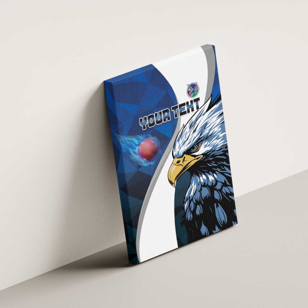 Custom Afro Namibia Cricket Canvas Wall Art Go Eagles