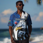 Custom Afro Namibia Cricket Hawaiian Shirt Go Eagles