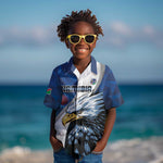 Custom Afro Namibia Cricket Kid Hawaiian Shirt Go Eagles