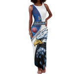 Custom Afro Namibia Cricket Tank Maxi Dress Go Eagles