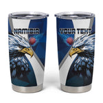 Custom Afro Namibia Cricket Tumbler Cup Go Eagles